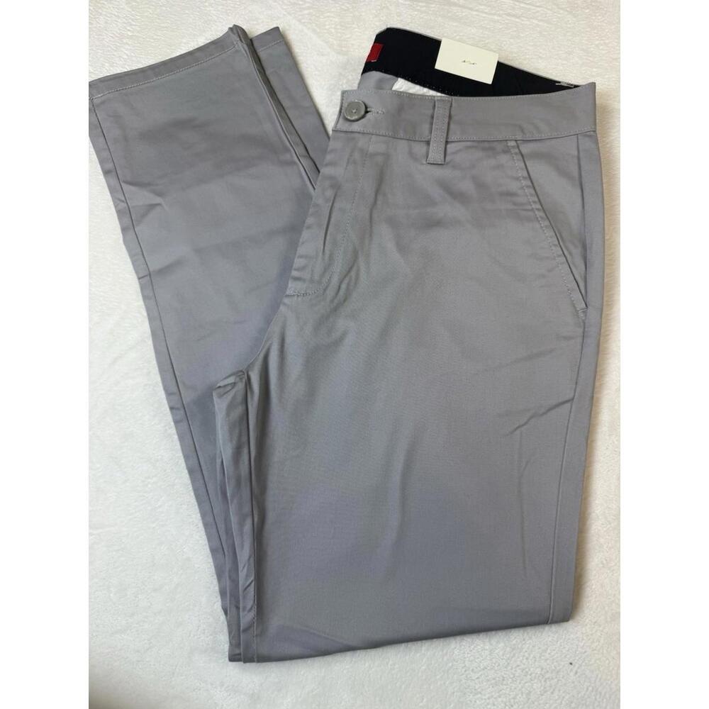 GUESS Men's Gray Pants Regulat Fit Chinos 34X31 NWT Retail $49